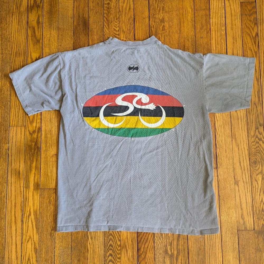 Vintage 90's Precaryous USA Bike Cycling Single Stitch T-shirt